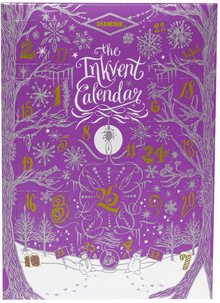 Diamine Inkvent Calendar - Festive Themed - Purple - 2023