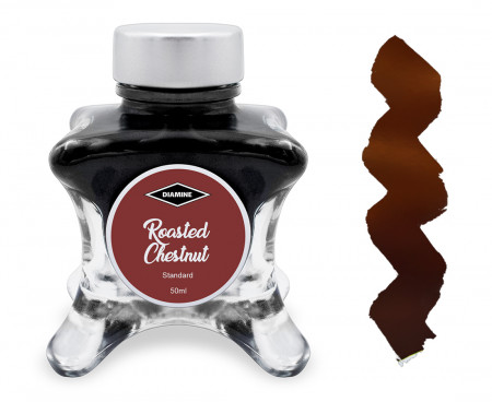 Diamine Inkvent Christmas Ink Bottle 50ml - Roasted Chestnut