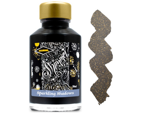 Diamine Ink Bottle 50ml - Sparkling Shadows