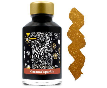 Diamine Ink Bottle 50ml - Caramel Sparkle