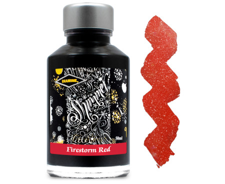 Diamine Ink Bottle 50ml - Firestorm Red