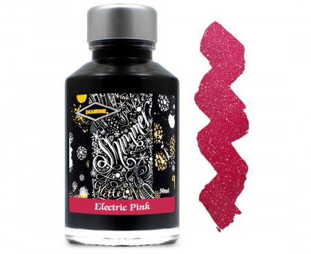 Diamine Ink Bottle 50ml - Electric Pink
