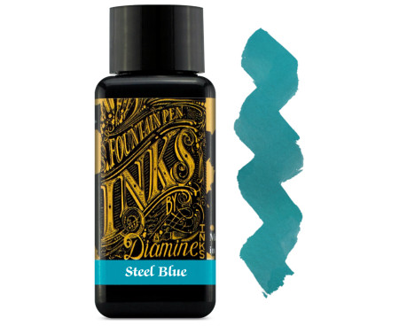 Diamine Ink Bottle 30ml - Steel Blue