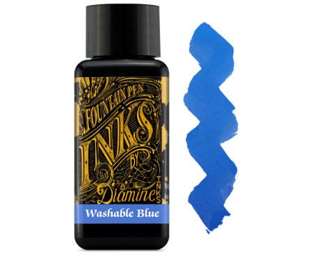 Diamine Ink Bottle 30ml - Washable Blue