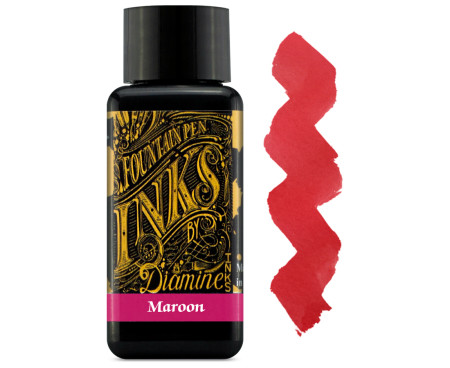 Diamine Ink Bottle 30ml - Maroon