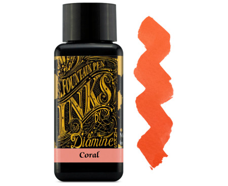 Diamine Ink Bottle 30ml - Coral