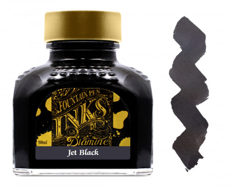 Diamine Ink Bottle 80ml - Jet Black
