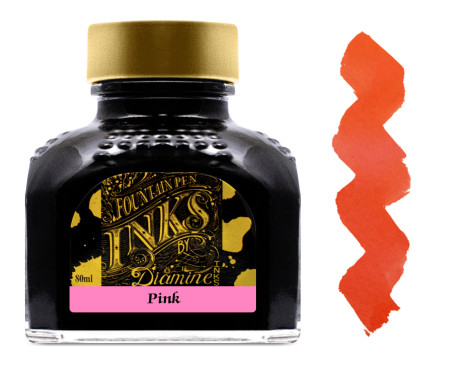 Diamine Ink Bottle 80ml - Pink