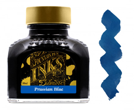 Diamine Ink Bottle 80ml - Prussian Blue