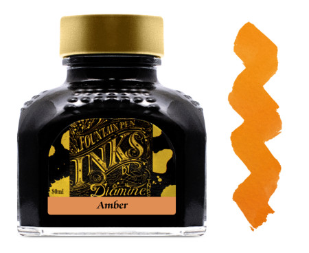 Diamine Ink Bottle 80ml - Amber