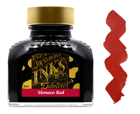 Diamine Ink Bottle 80ml - Monaco Red