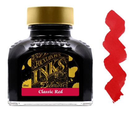 Diamine Ink Bottle 80ml - Classic Red