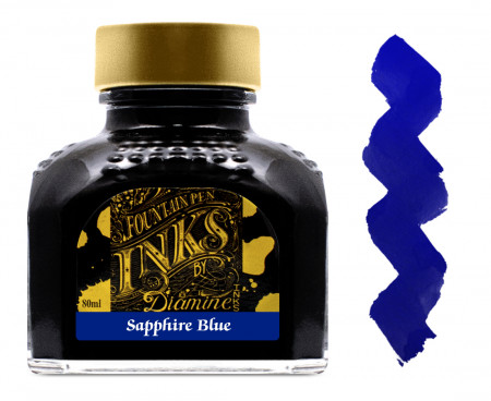 Diamine Ink Bottle 80ml - Sapphire Blue