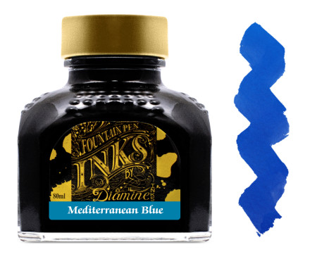 Diamine Ink Bottle 80ml - Mediterranean Blue