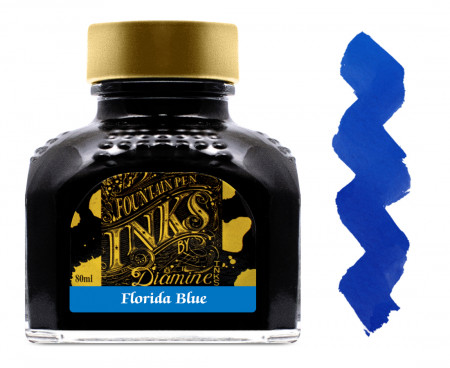 Diamine Ink Bottle 80ml - Florida Blue