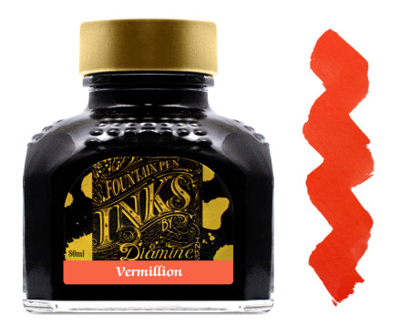 Diamine Ink Bottle 80ml - Vermillion