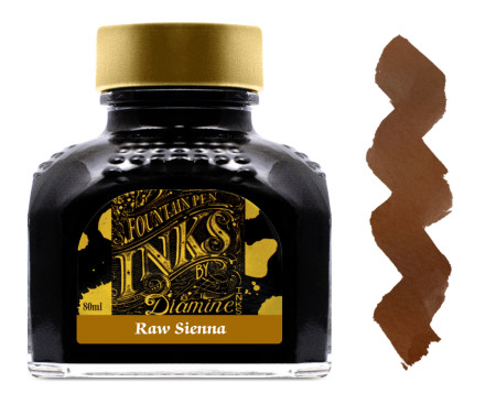 Diamine Ink Bottle 80ml - Raw Sienna