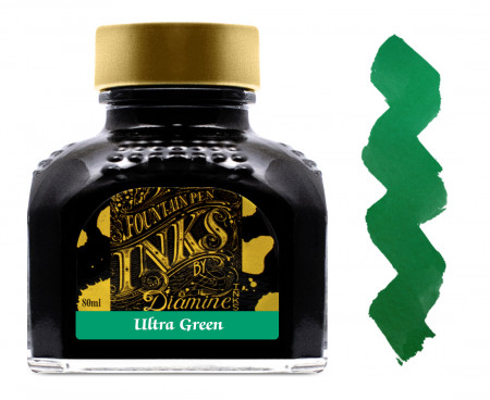 Diamine Ink Bottle 80ml - Ultra Green