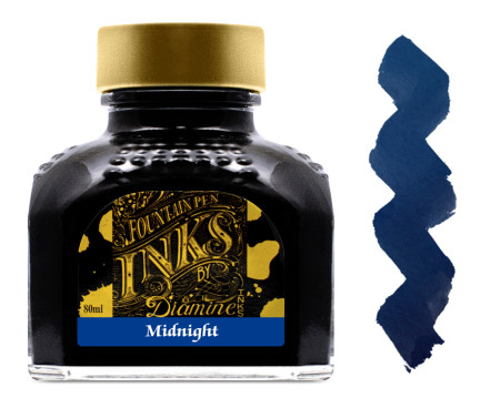 Diamine Ink Bottle 80ml - Midnight