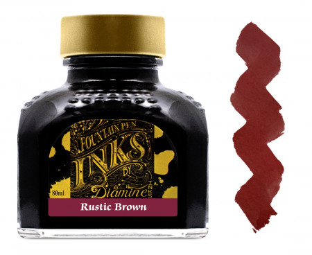 Diamine Ink Bottle 80ml - Rustic Brown