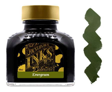 Diamine Ink Bottle 80ml - Evergreen