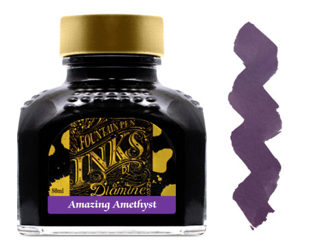 Diamine Ink Bottle 80ml - Amazing Amethyst