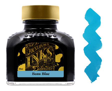 Diamine Ink Bottle 80ml - Beau Blue