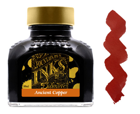 Diamine Ink Bottle 80ml - Ancient Copper