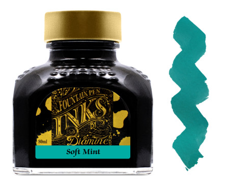 Diamine Ink Bottle 80ml - Soft Mint