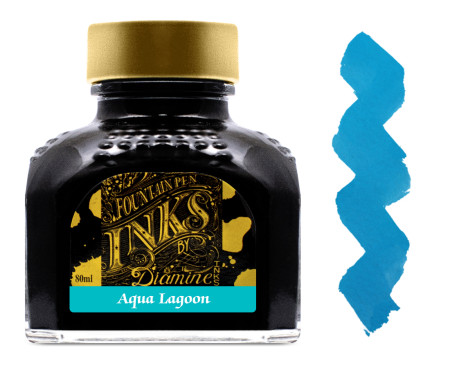 Diamine Ink Bottle 80ml - Aqua Lagoon