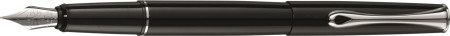 Diplomat Esteem Fountain Pen - Gloss Black Chrome Trim