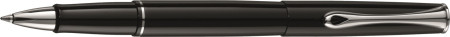 Diplomat Esteem Rollerball Pen - Gloss Black Chrome Trim