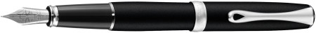 Diplomat Excellence A2 Fountain Pen - Lapis Black Matte Chrome