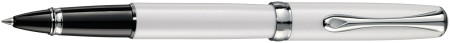 Diplomat Excellence A2 Rollerball Pen - Pearl White Chrome Trim