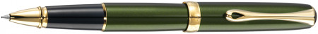 Diplomat Excellence A2 Rollerball Pen - Evergreen Gold Trim