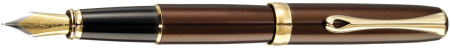 Diplomat Excellence A2 Fountain Pen - Marrakesh Brown Gold Trim