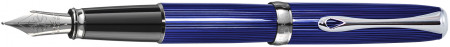 Diplomat Excellence A2 Fountain Pen - Skyline Blue Chrome Trim