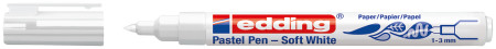 Edding 1500 Pastel Pen - White