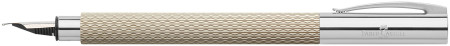 Faber-Castell Ambition OpArt Fountain Pen - White Sand