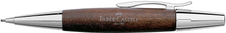 Faber-Castell e-motion Pencil - Dark Wood and Chrome