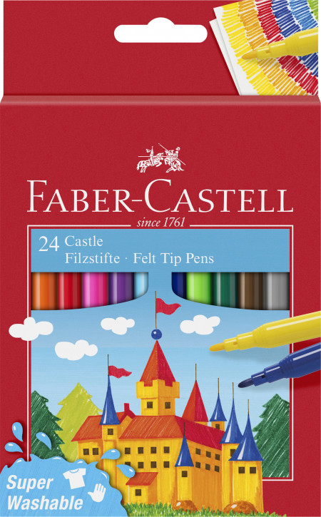 Faber-Castell Fibre-Tip Pen - Box of 24