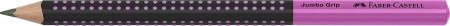 Faber-Castell Jumbo Grip Graphic Pencil- Two Tone Black/Pink
