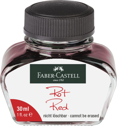 Faber-Castell Ink Bottle 30ml - Red