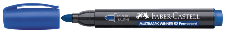 Faber-Castell Marker Multimark Winner 52 Permanent Marker - Bullet -Blue