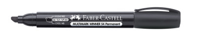 Faber-Castell Marker Multimark Winner 52 Permanent Marker - Chisel - Black