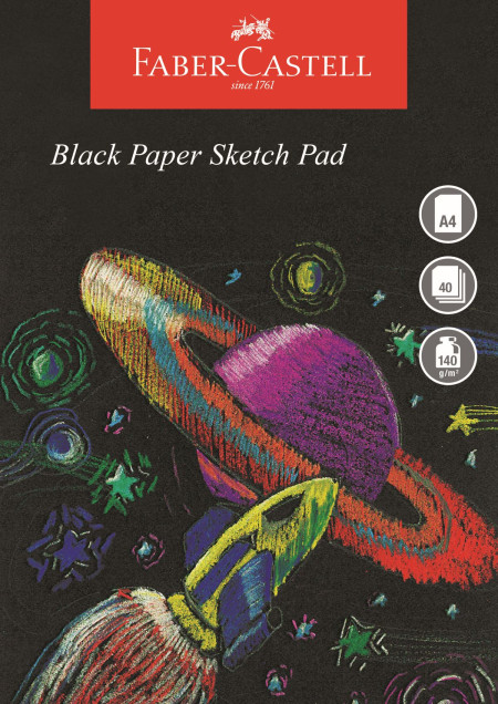 Faber-Castell A4 Black Paper Pad