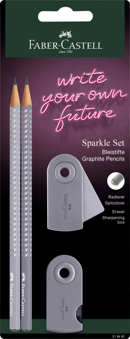 Faber-Castell Sparkle Pencil Set - Dapple Grey