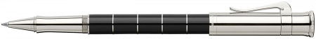 Graf von Faber-Castell Classic Anello Rollerball Pen - Black Platinum Trim