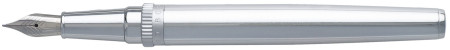 Hugo Boss Gear Fountain Pen - Metal Chrome