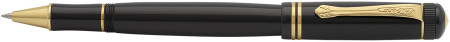 Kaweco DIA 2 Rollerball Pen - Black Gold Trim